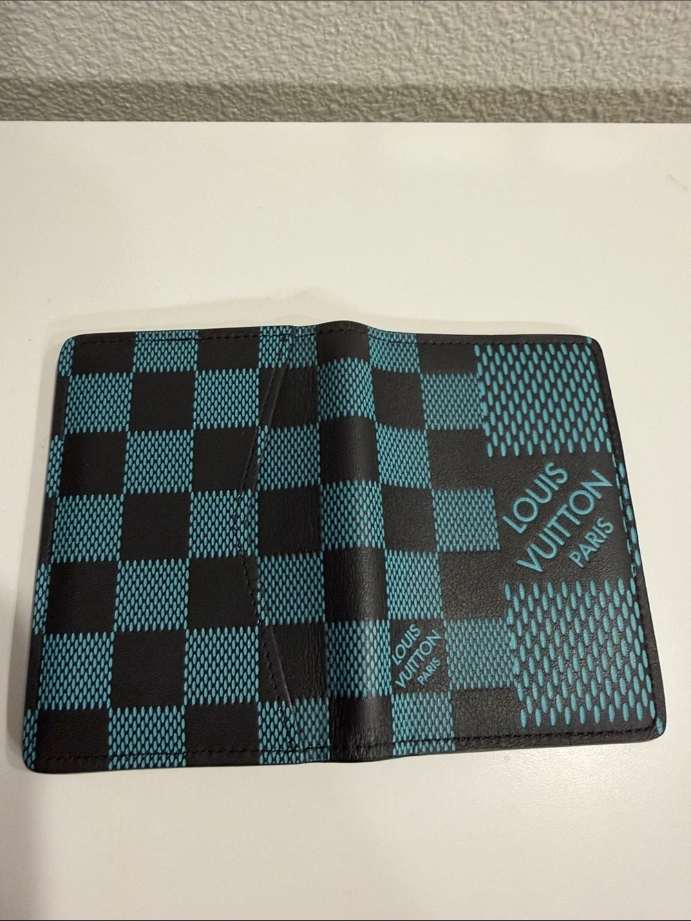 Louis Vuitton Blue Damier Infini Pocket Organizer